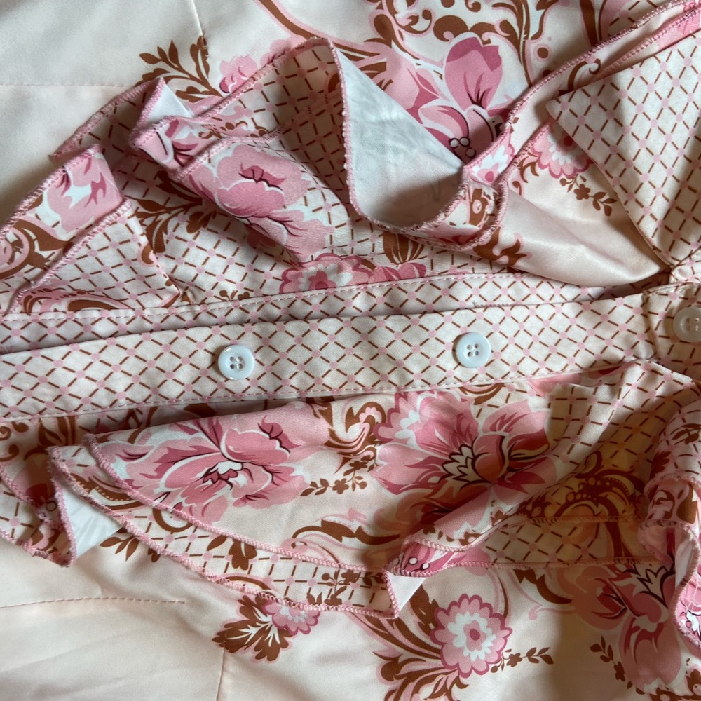 Floral Pink Dress, Size M - Picture 2 of 5